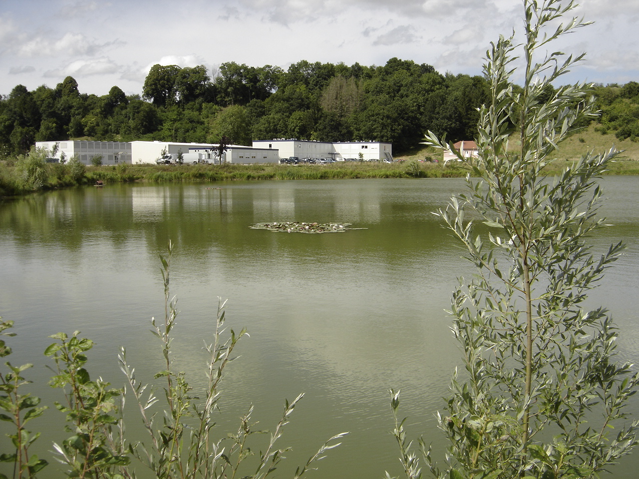 l'étang des vignes des côtes et le laboratoire ALK