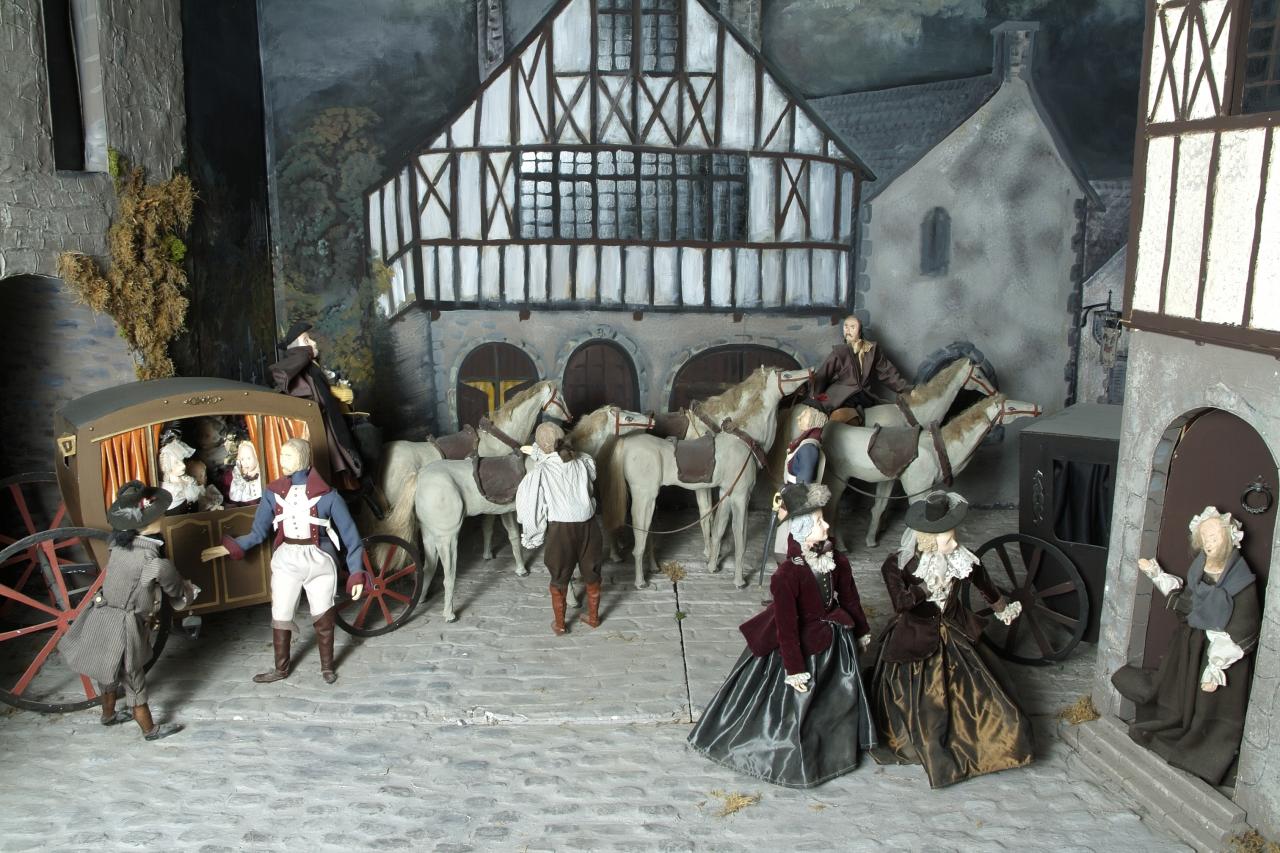 maquette de l'arrestation, visible au musée